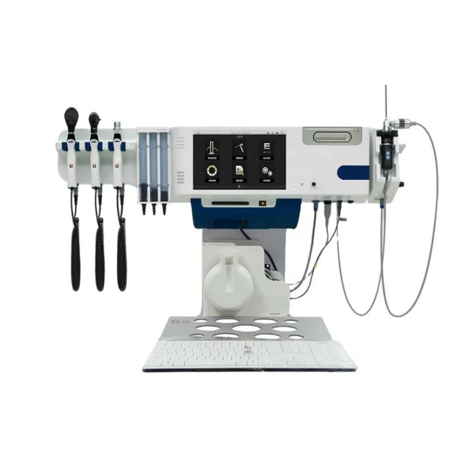 Medical Supplies Integrated Information Diagnosis System with Ophthalmoscope Otoscope Llarygnoscope and Rigid Endoscope