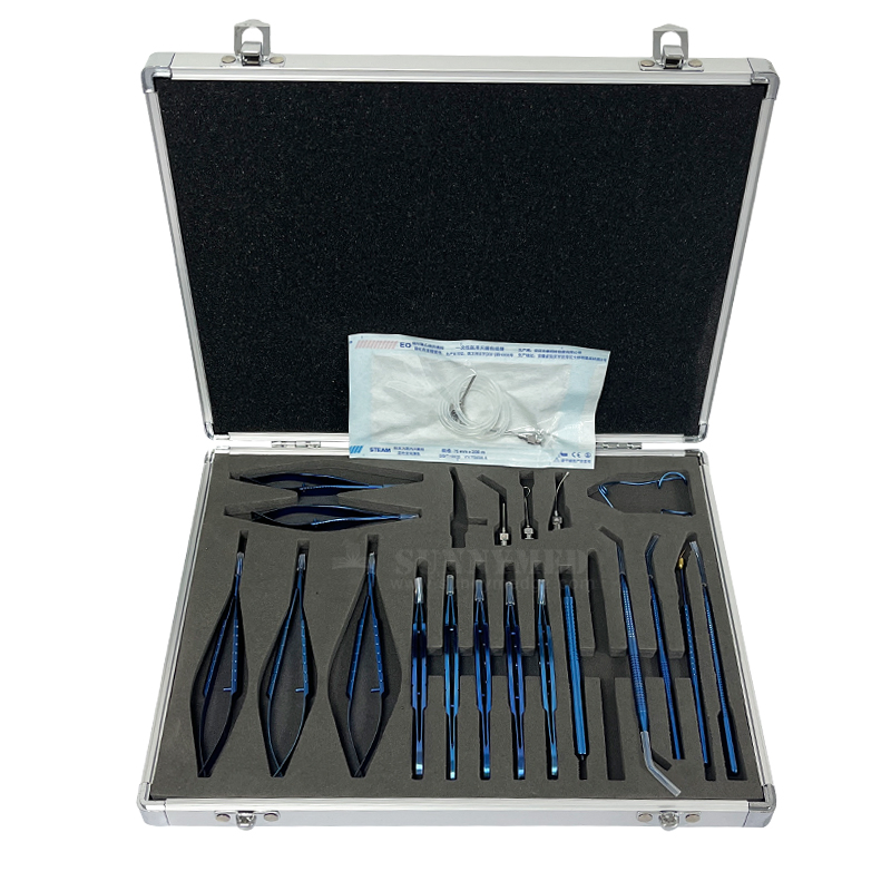 Sy-Vx02 High Quality Titanium Cataract Set Eye Surgical Instruments Set Intraocular Lens Implantation