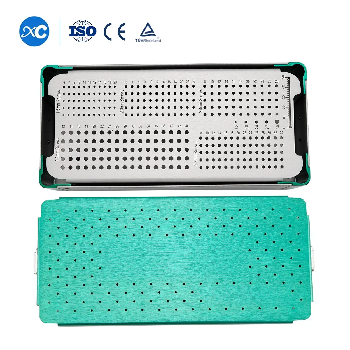 New Orthopedic Empty Case Box for 2.7mm Cortical Screw Surgical Instruments