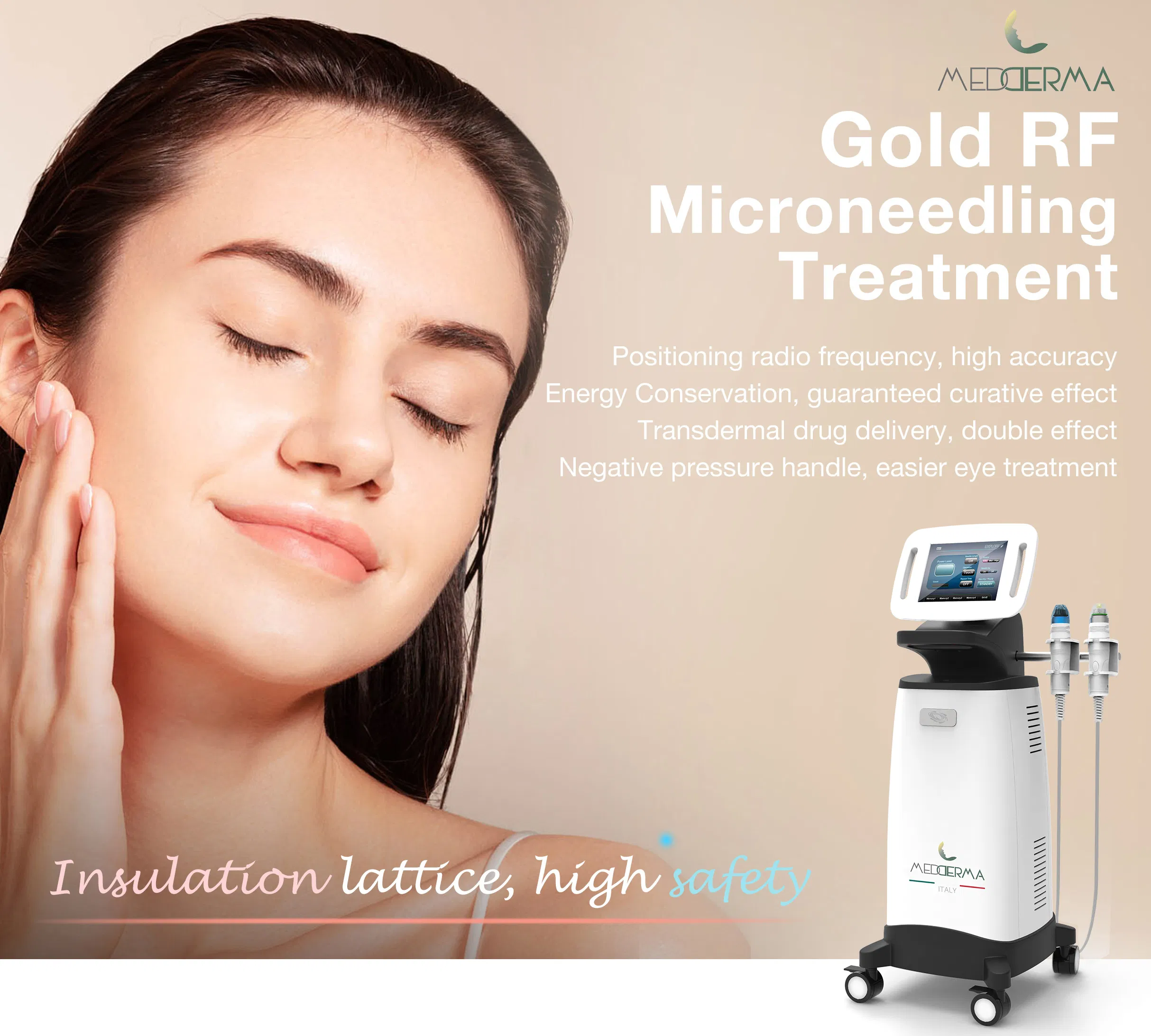 Advanced Microneedling and Radio Frequency Facial Treatment Tool