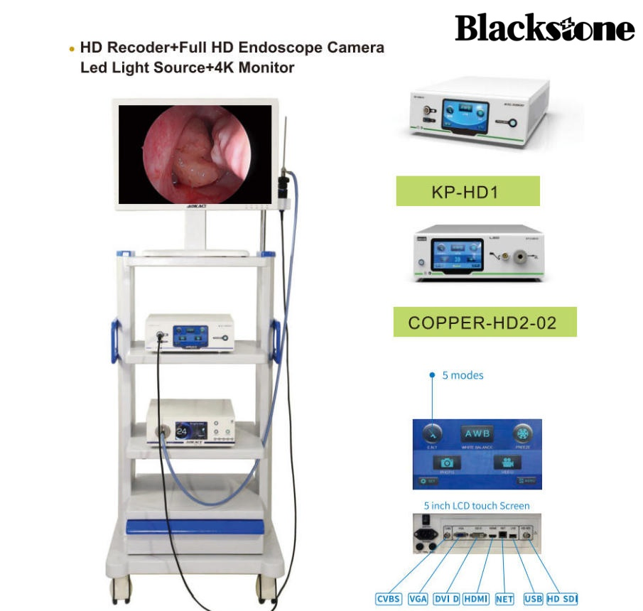 4K UHD Laparoscopy Urology Endoscope Camera Tower System for Hospitals