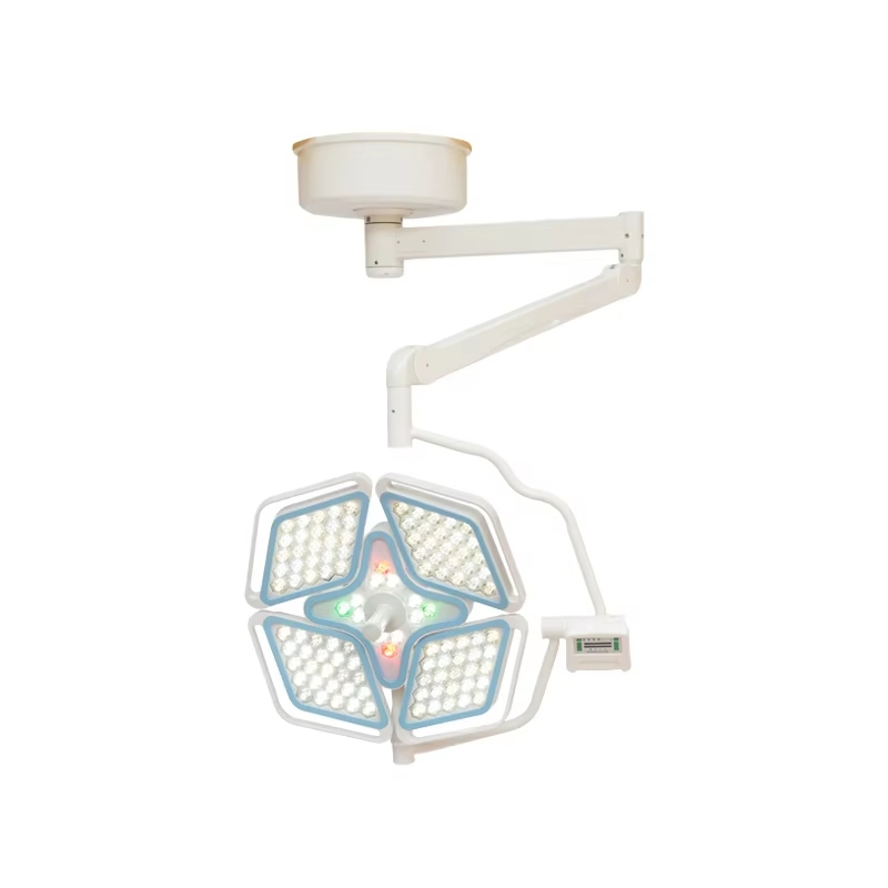 4-Petal Surgical Light Adjustable CRI Shadowless Operating Lamp of Operation Room Equipment
