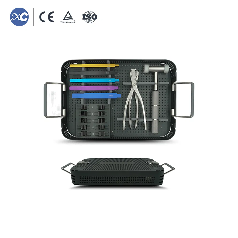 OEM Bone Surgery Orthopedic Tlif Peek Cage Surgical Interspinous Spacer Instrument Set