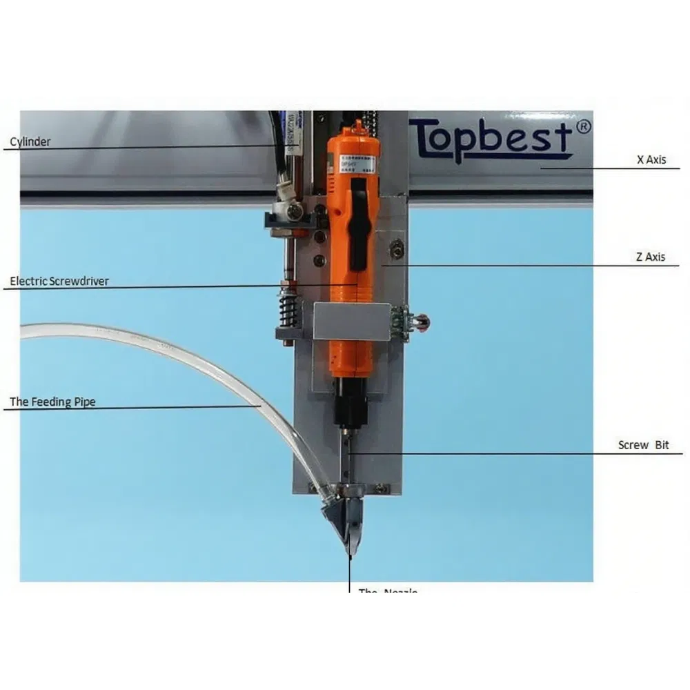Desktop Screw Blowing Feeding Robotic Fastening Machine/Power Tool