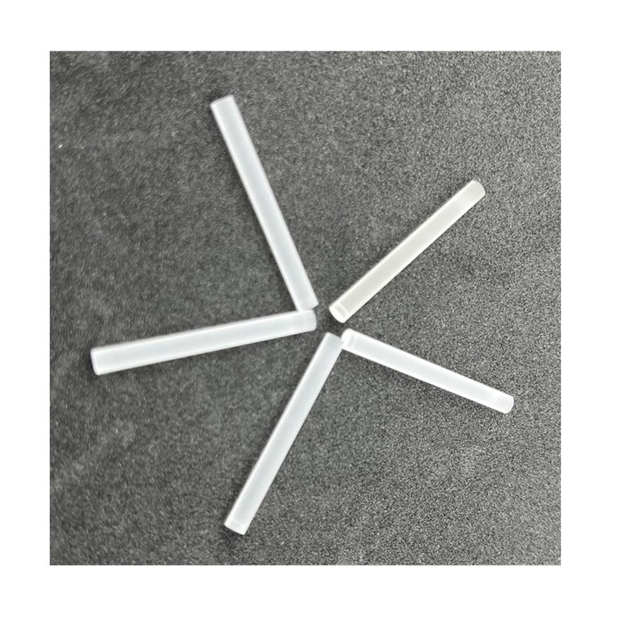 5mm Length Convex Cylinder Optical Glass Rod Dia1mm Thin Rod Lens for Endoscope OEM Customizable