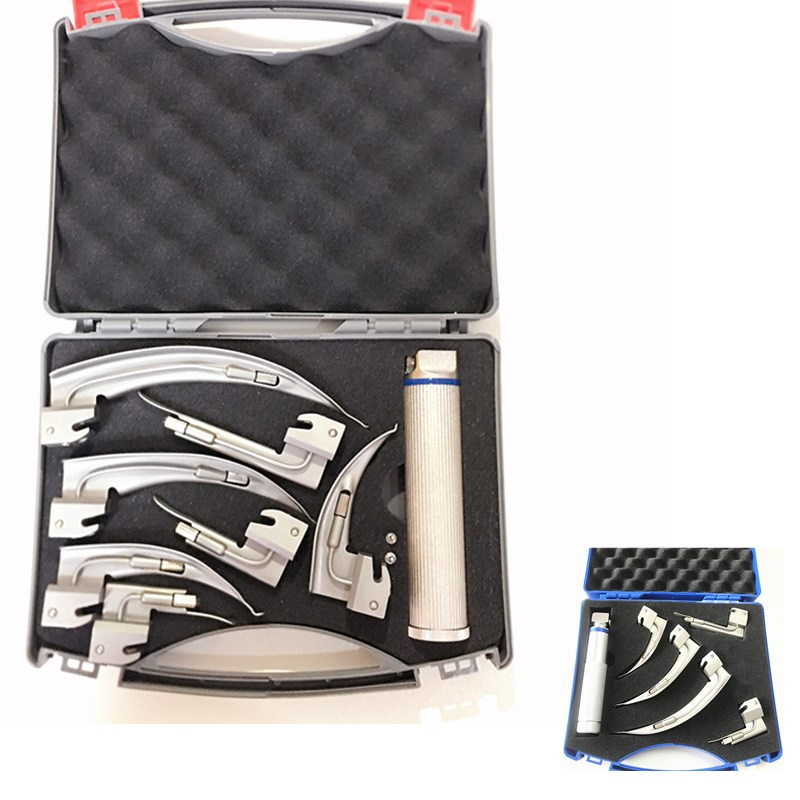 Sterilizable LED Light Anesthesia Laryngoscope Set for All Size People