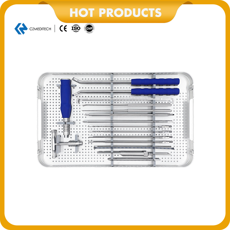 Medical Orthopedic Surgical Instruments Spine Posterior Cervical Screw Instrument Set