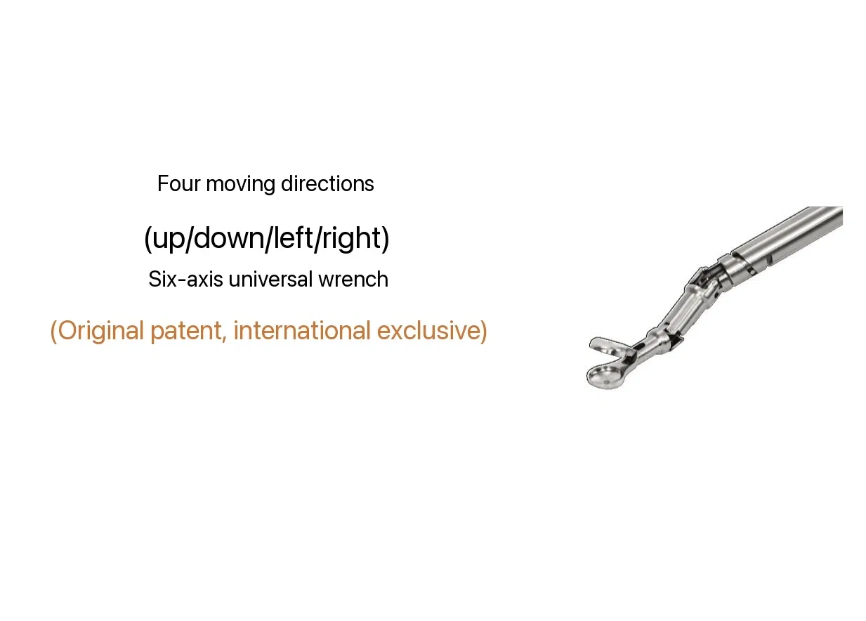 Medical Six-Axis Laparoscopic Surgical Instrument Tip Grasper