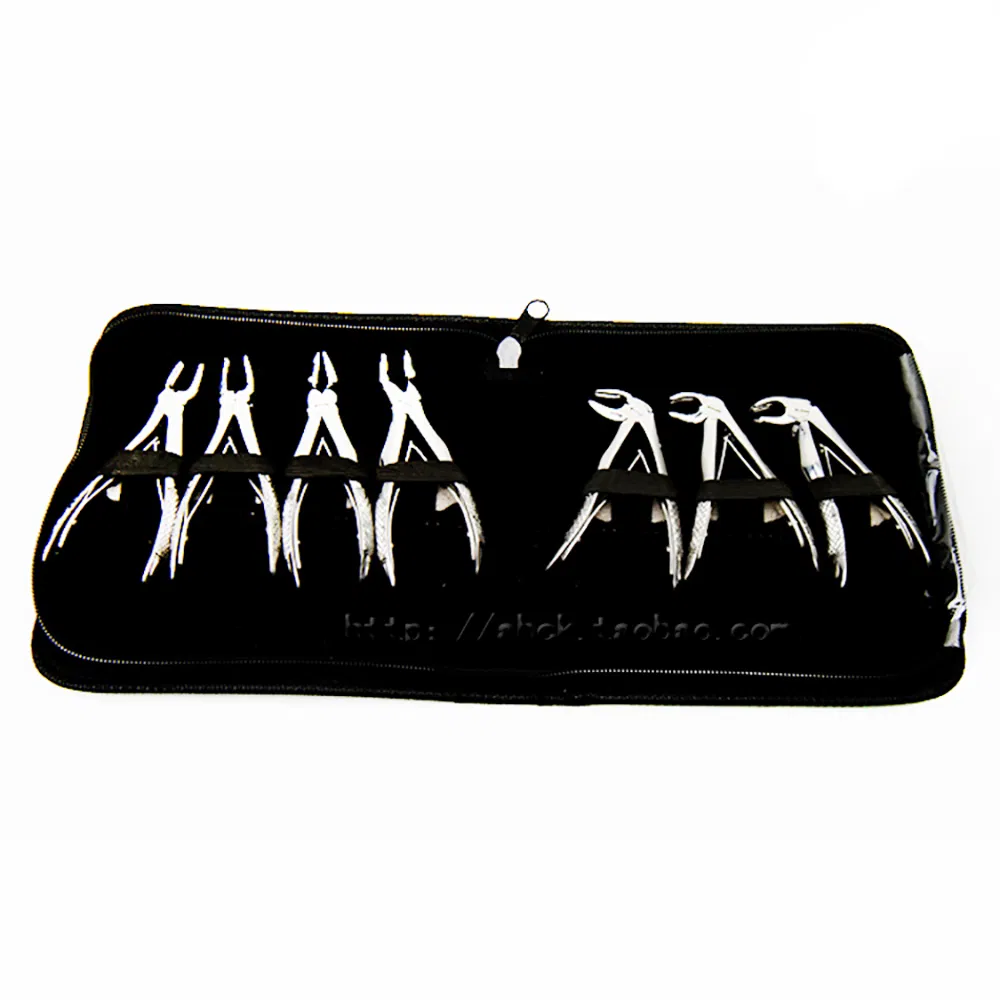 7 PCS Dental Extraction Forceps Set Stainless Steel for Children