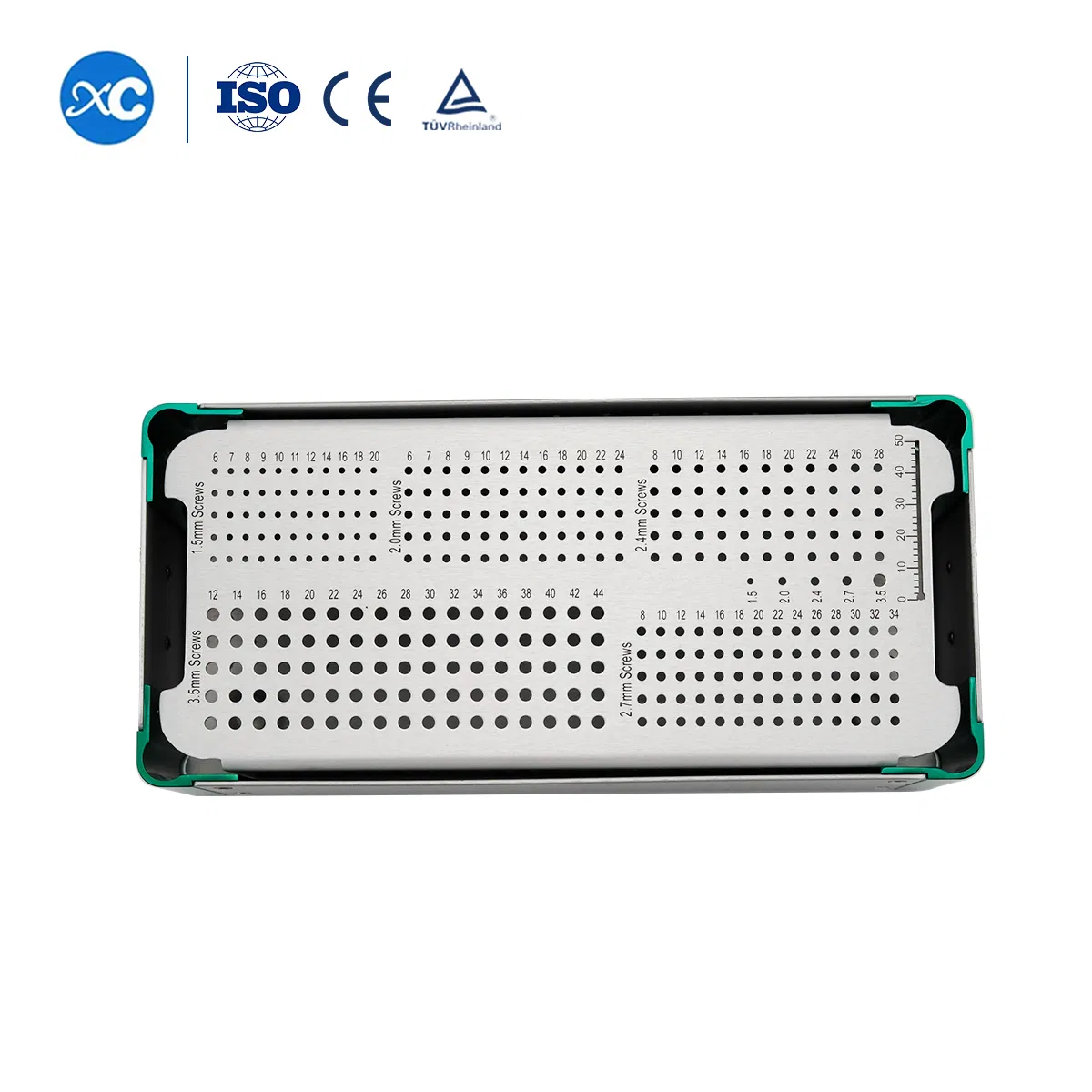 New Orthopedic Empty Case Box for 2.7mm Cortical Screw Surgical Instruments