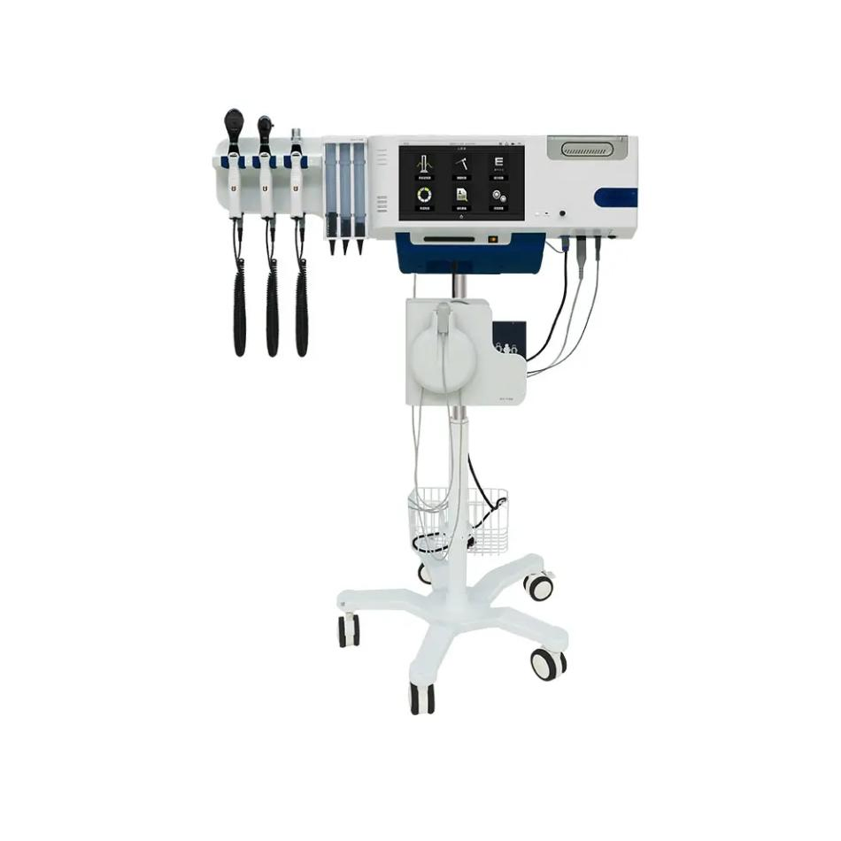 Medical Supplies Integrated Information Diagnosis System with Ophthalmoscope Otoscope Llarygnoscope and Rigid Endoscope