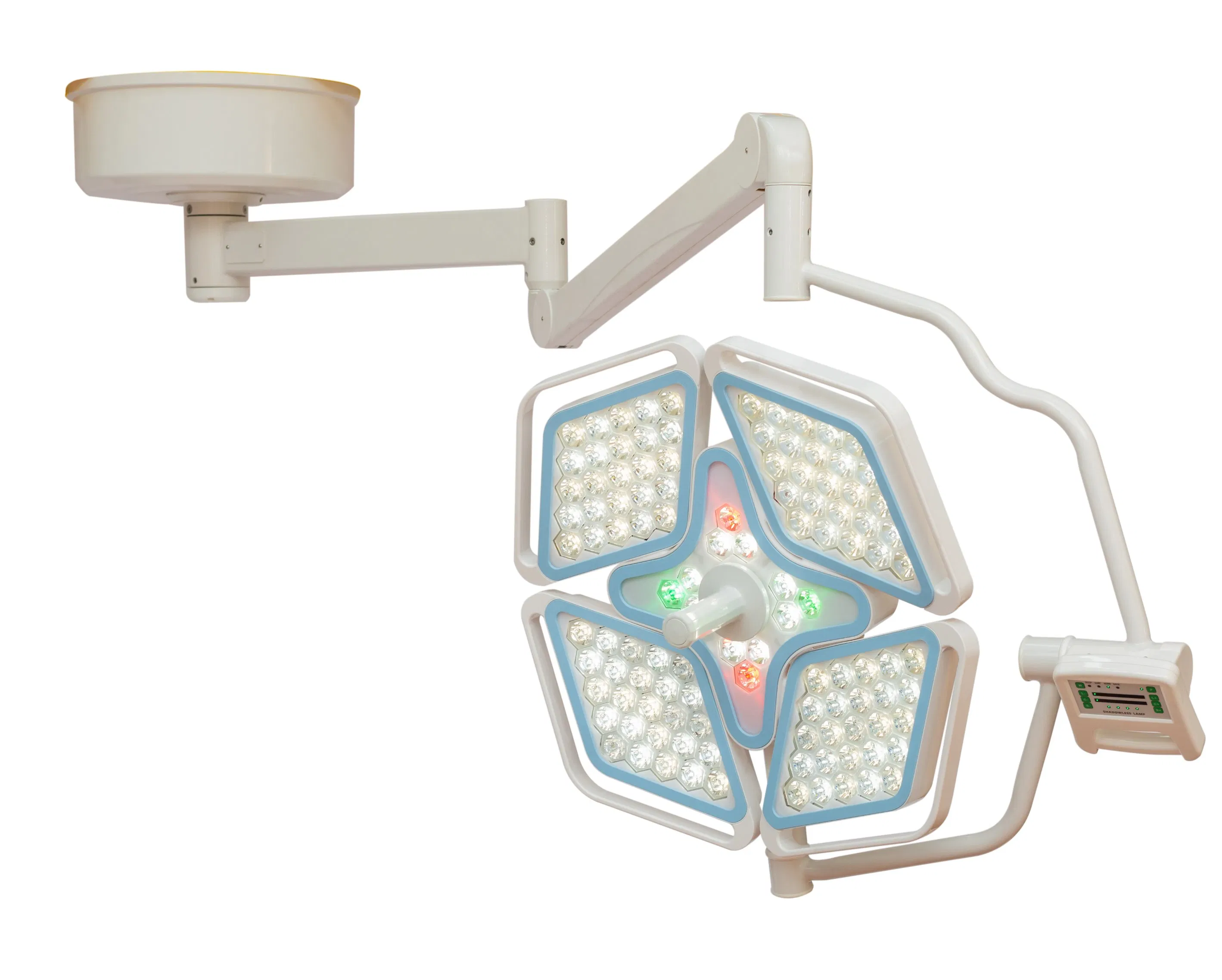 4-Petal Surgical Light Adjustable CRI Shadowless Operating Lamp of Operation Room Equipment