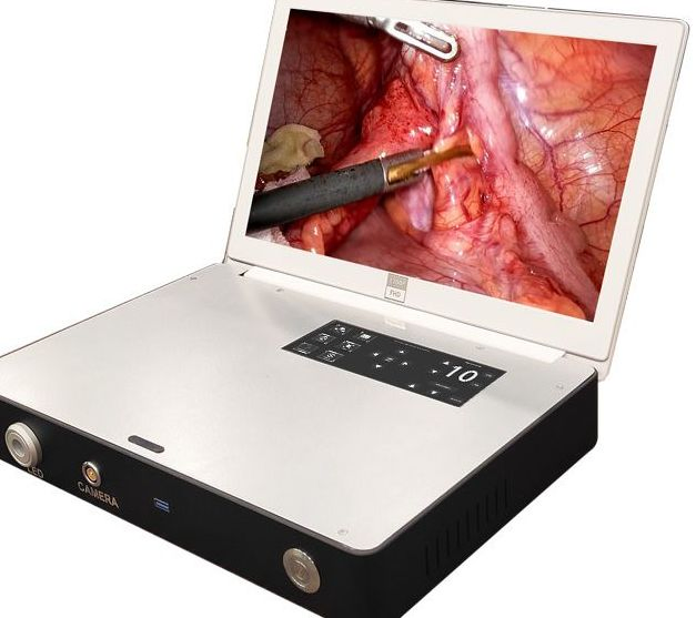 Notebook Endoscope Camera System with Integrated LED Light Source