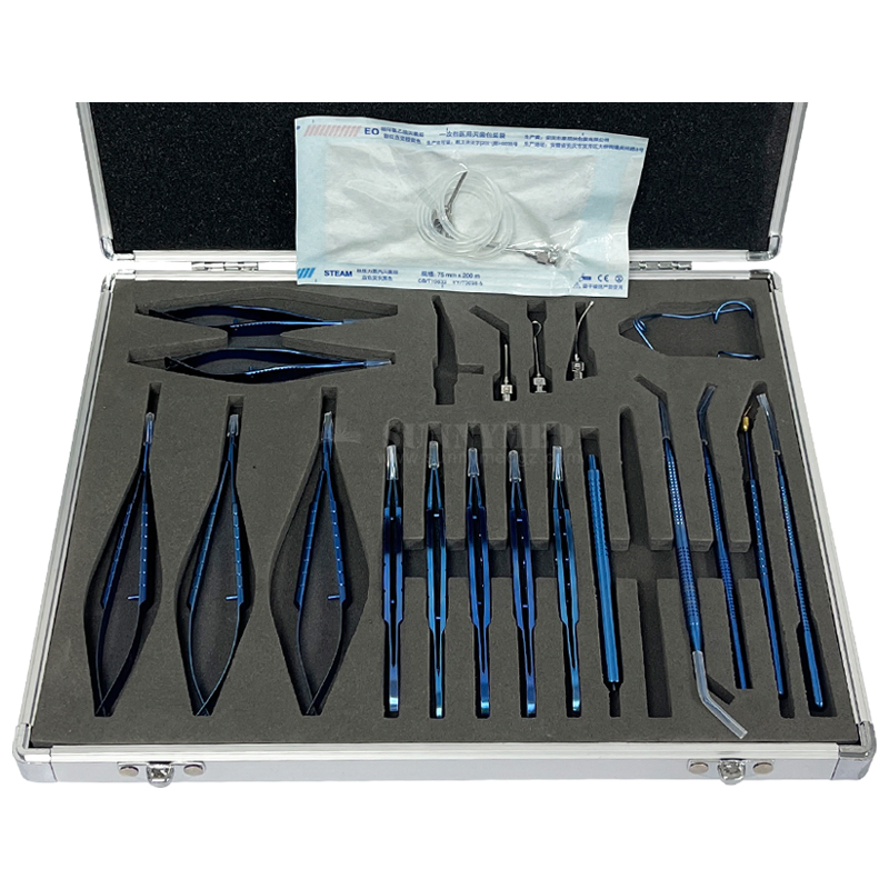 Sy-Vx02 High Quality Titanium Cataract Set Eye Surgical Instruments Set Intraocular Lens Implantation