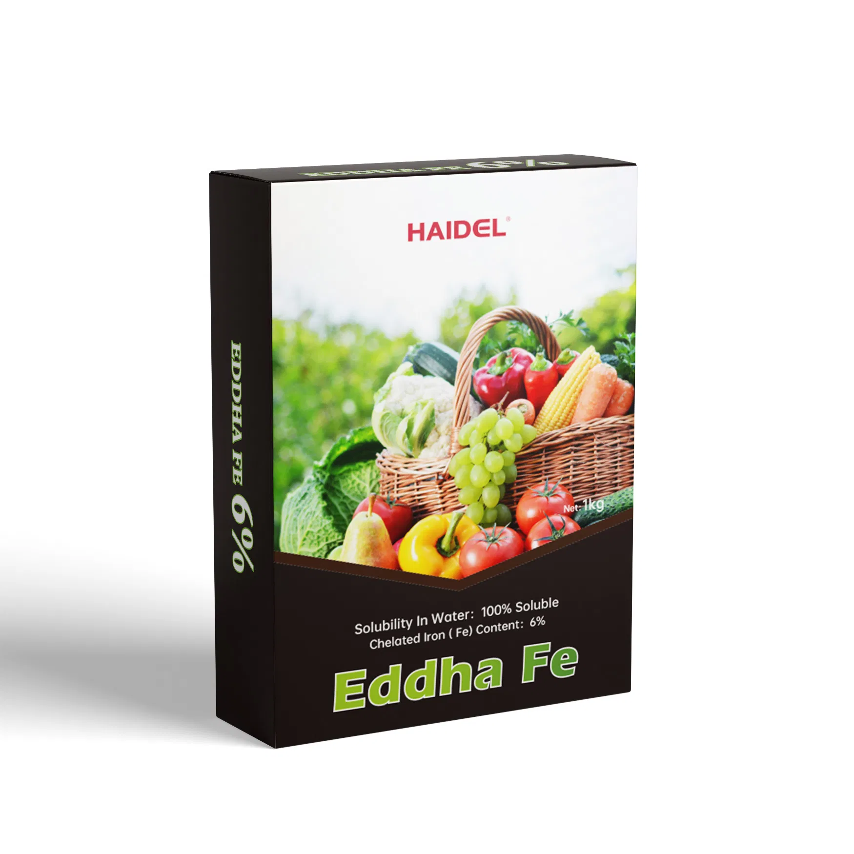 100% Water Soluble EDDHA Chelated Iron Fertilizer Granular with ISO 9001