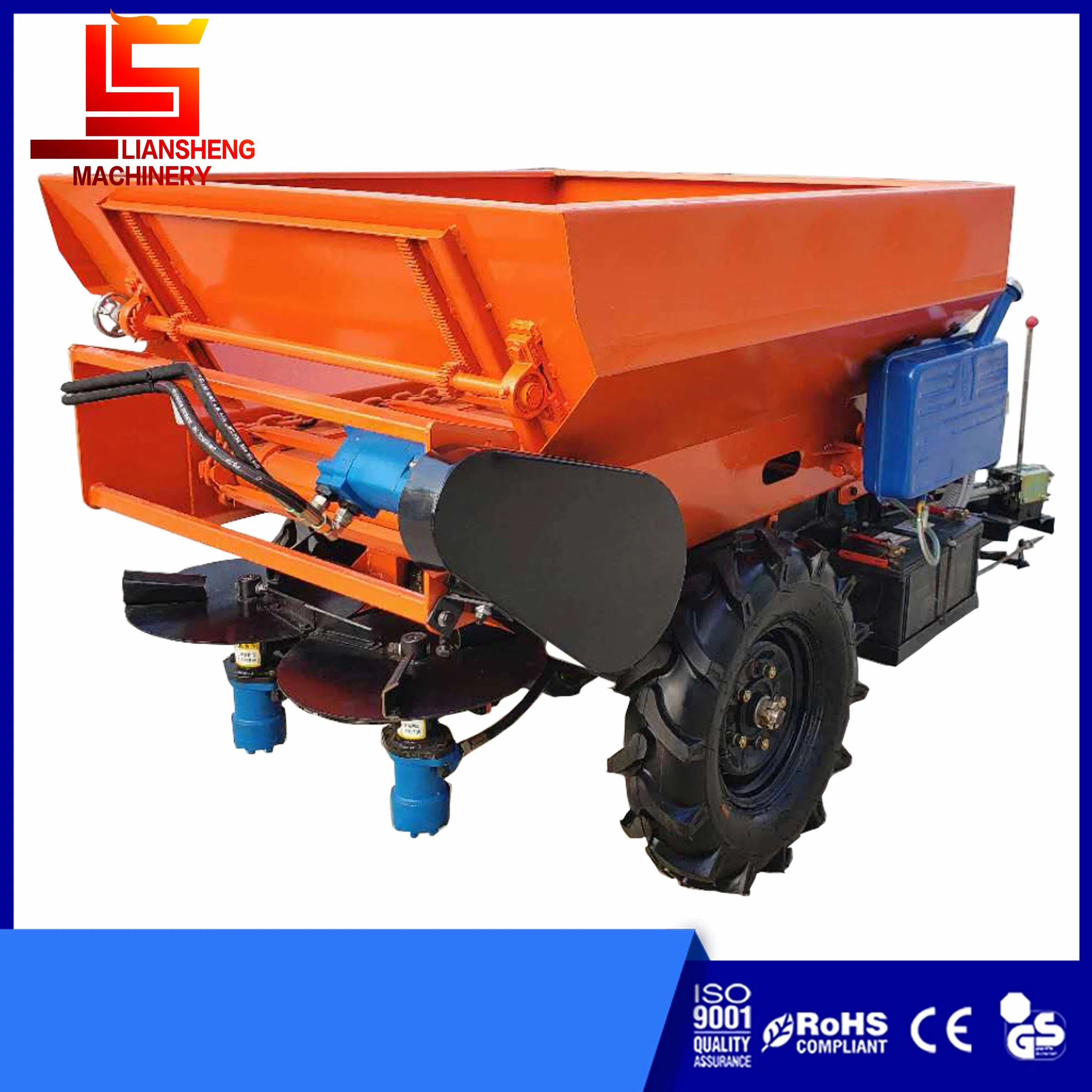 18 Horsepower Power Farmyard Manure Spreader, Self-Propelled Manure Spreader, Organic Manure Spreader Before Planting Field Seedlings