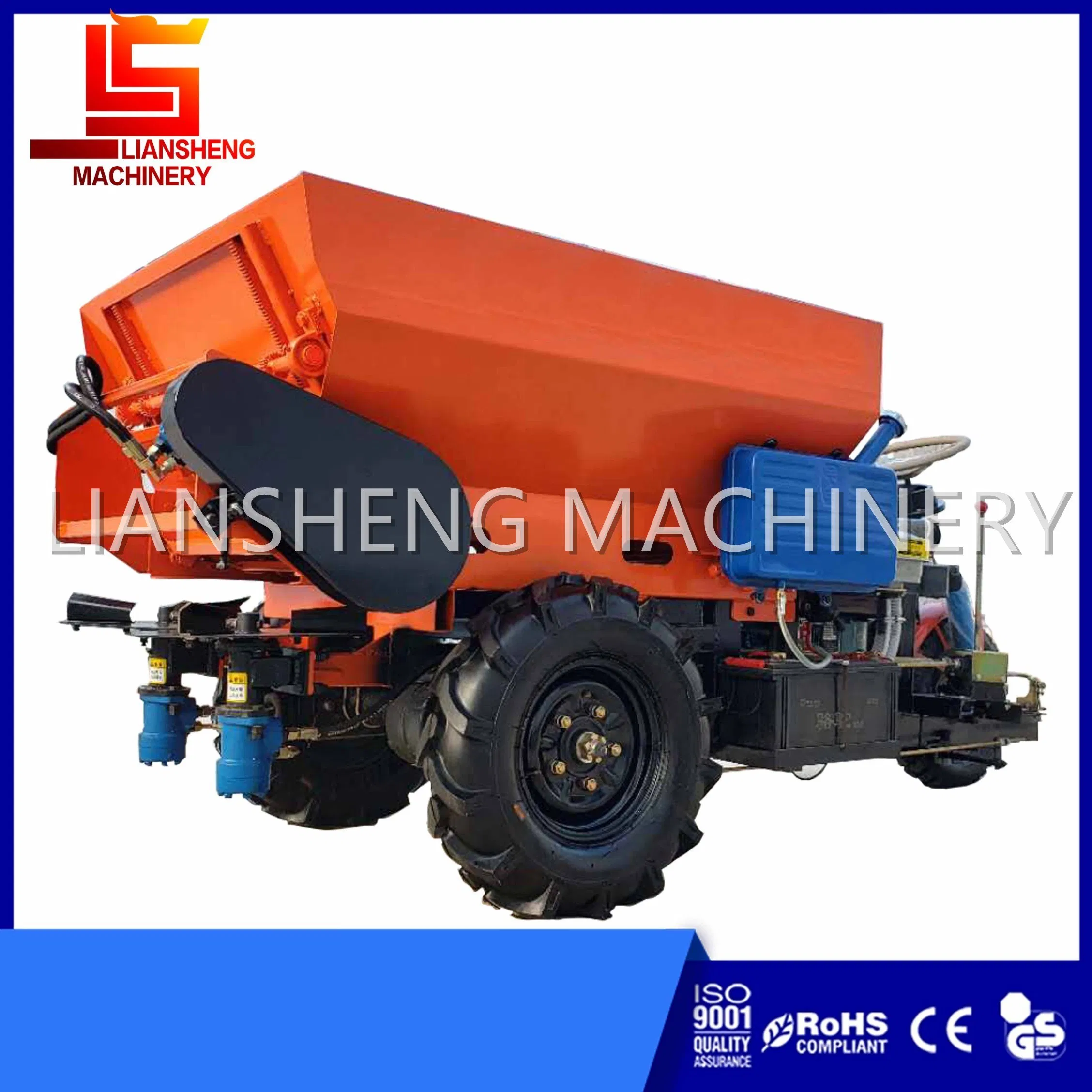 Tricycle Type Manure Spreader Self-Propelled Farmyard Manure Spreader