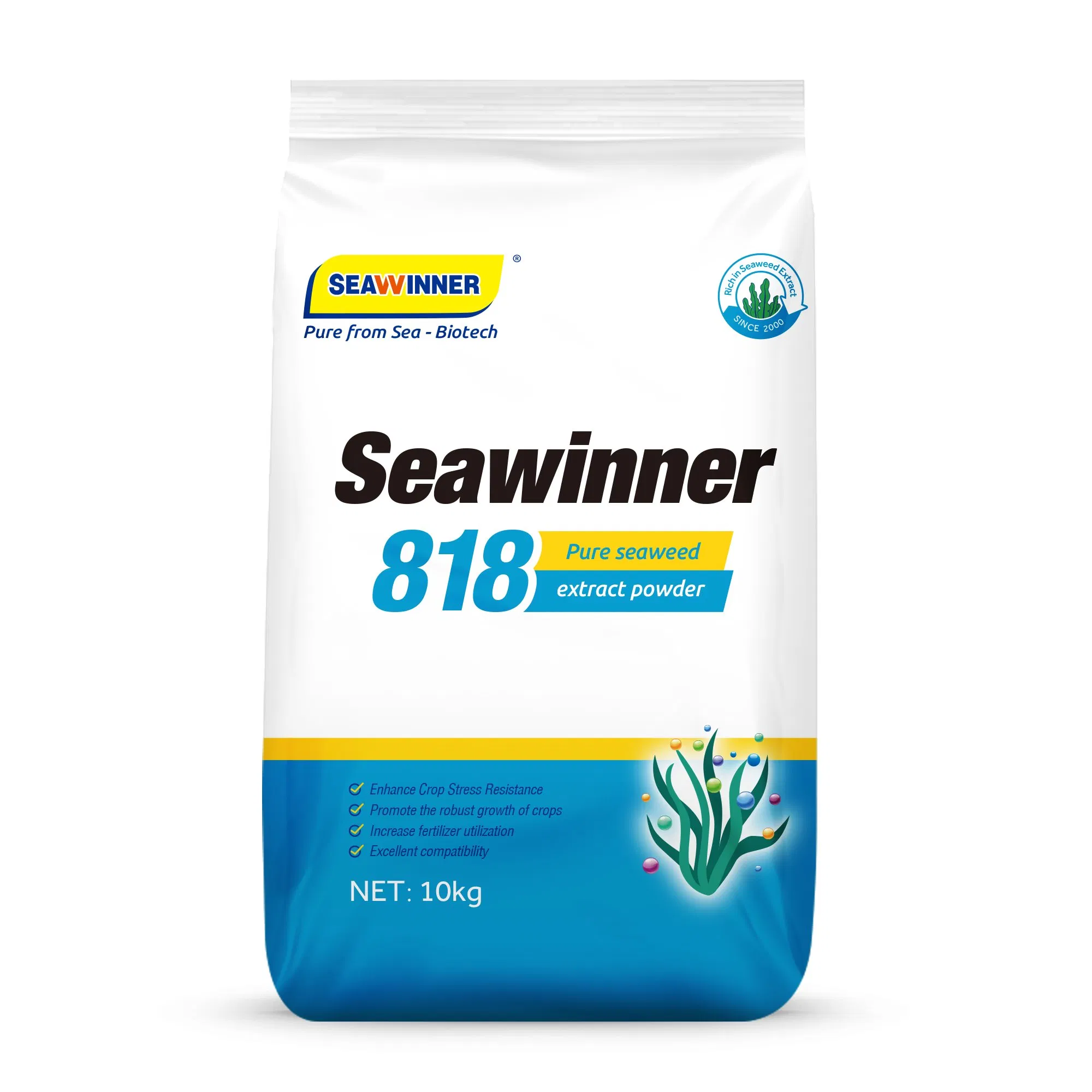 Hot Sale Seawinner 818 Pure Seaweed Exteact Fertilizer Powder Hot Sale