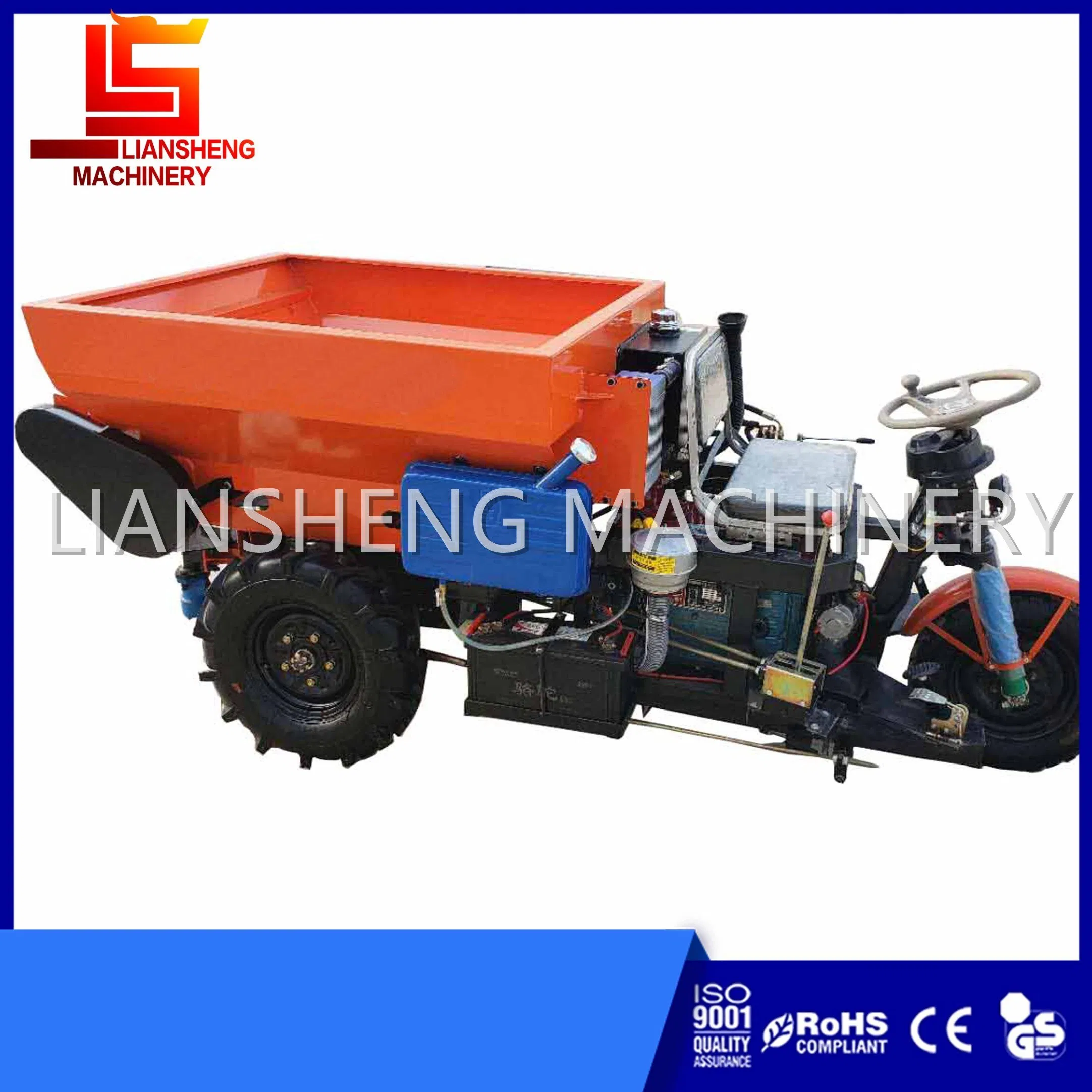 Tricycle Type Manure Spreader Self-Propelled Farmyard Manure Spreader