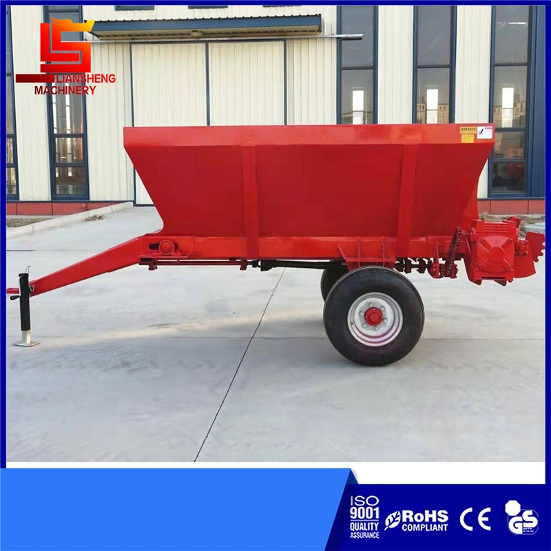 2fh Series of Rear Single Horizontal Spiral Mechanical Manure Spreader Farmyard Manure Spreader
