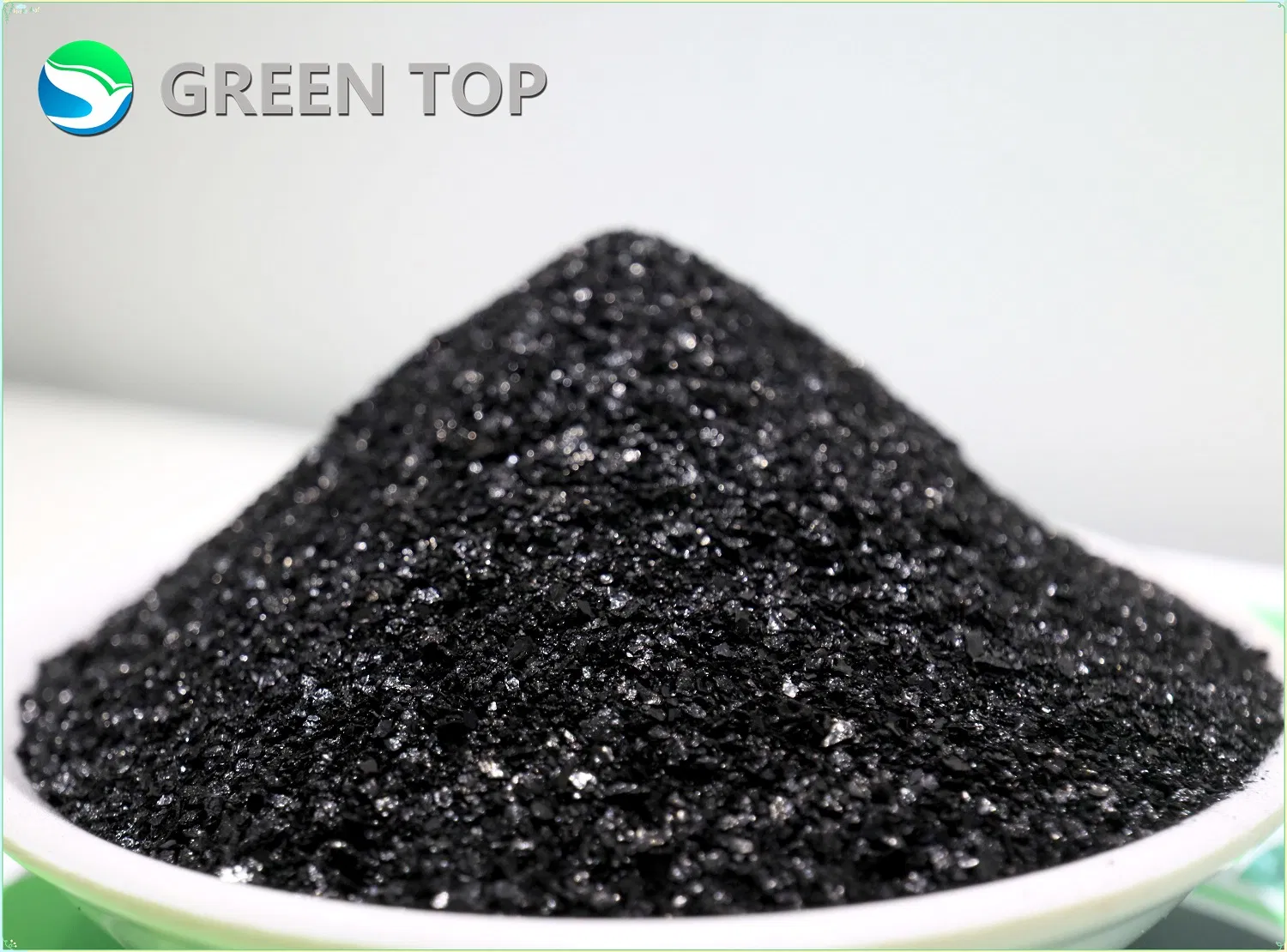 Super Potassium Fulvic Humate Shiny Flakes Water Soluble Organic Fertilizer