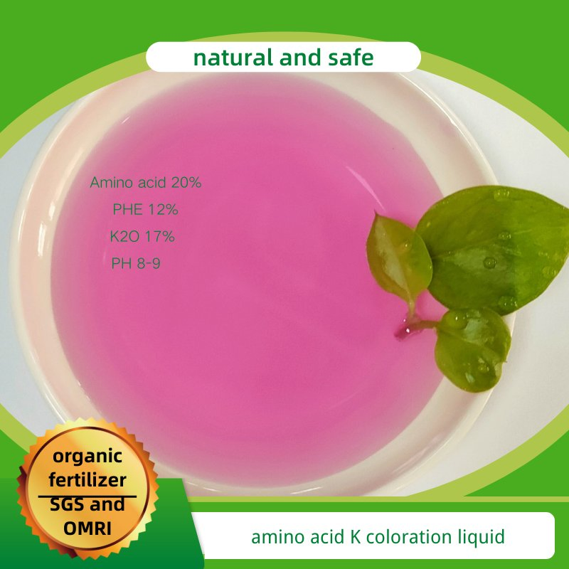 Amino Acid Liquid Fertilizer Include Potassium Phenylalanine for Fruits Ripening