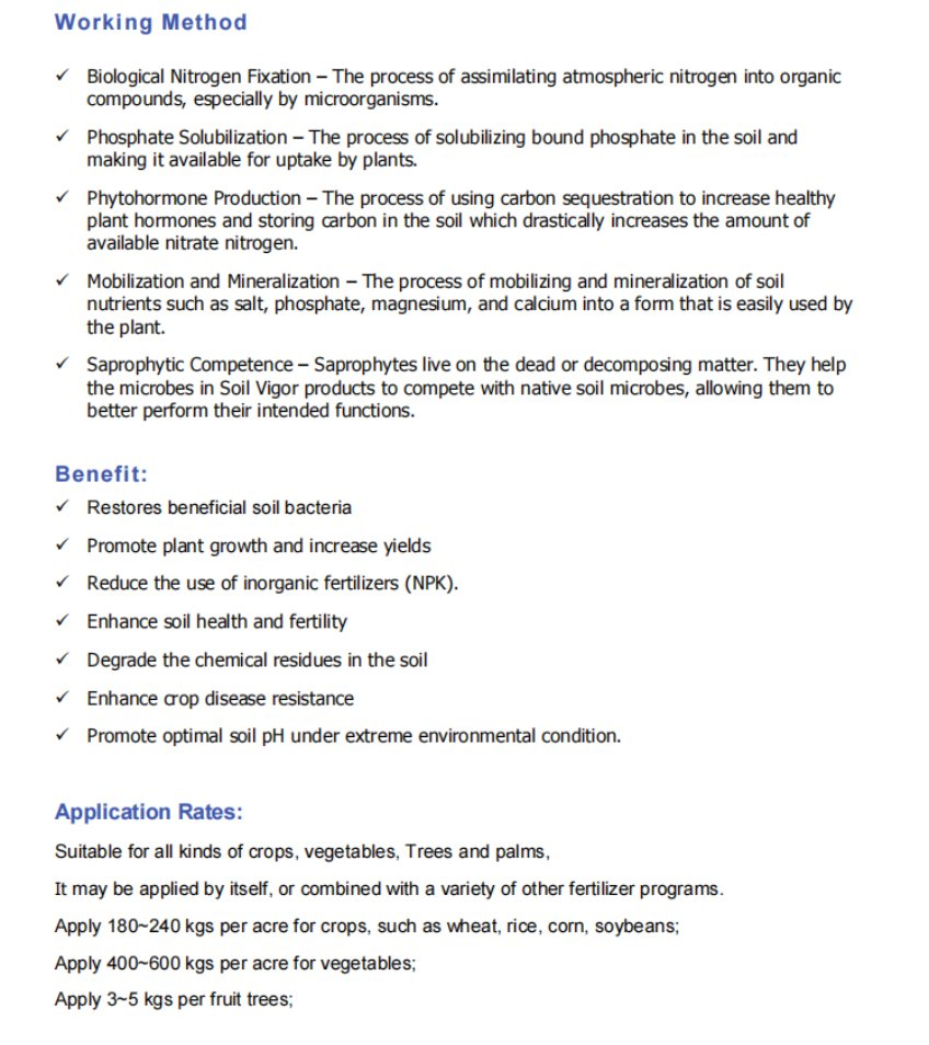Soil Fertil Granule Biological Enhances Plants and Vegetable Crops Yield - Organic Agritech Microbial Biofertilizer Bio Fertilizer
