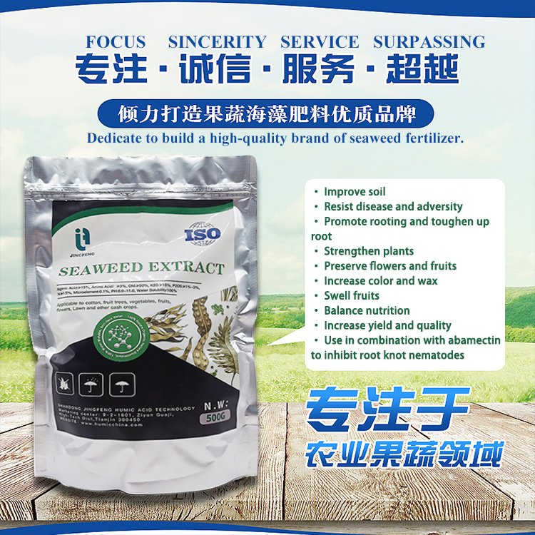 Algae Fertilizer 500 Grams 1kg Packing Seaweed Extract Powder Fertilizer