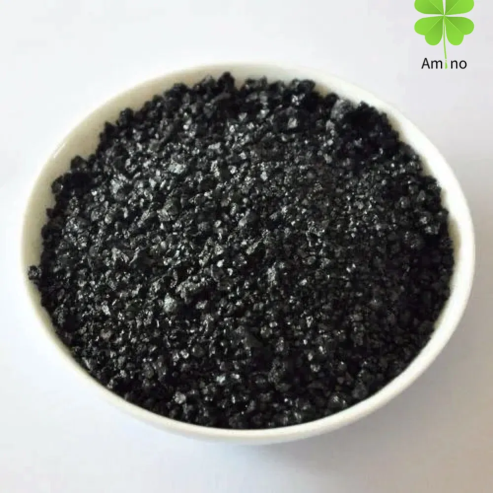 Shiny Flakes 65% Humic Acids Content Potassium Humate for Fruit/Vegetable/Crops 100% Water Soluble Organic Fertilizer