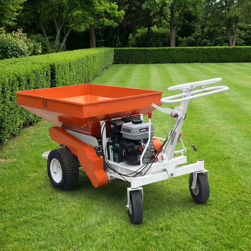 Organic Farmyard Fertilizer Spreader Truck with Rear Spreader for Manure Spreading