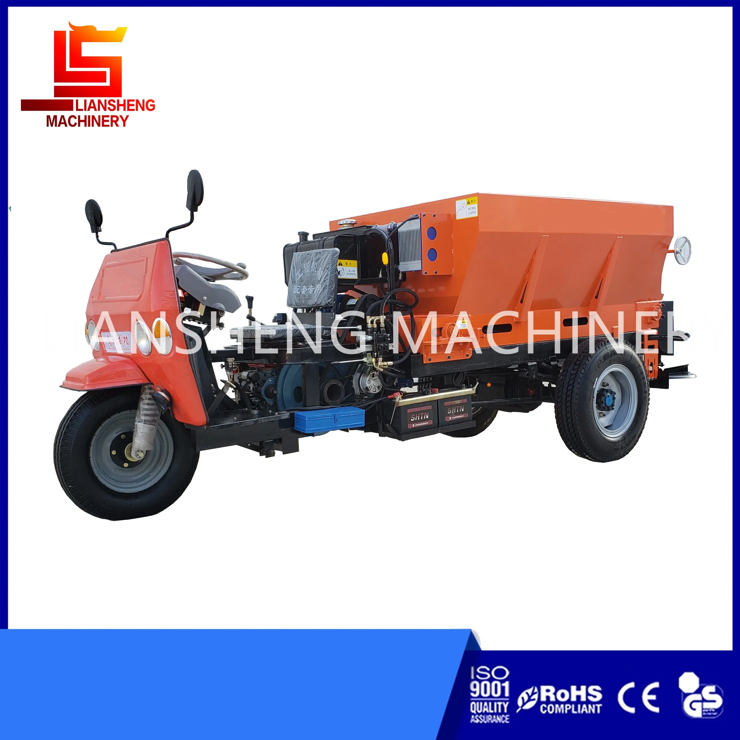 Farmyard Manure Spreader Orchard Self-Propelled Manure Spreading Machine