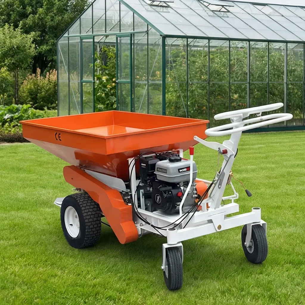 Organic Farmyard Fertilizer Spreader Truck with Rear Spreader for Manure Spreading
