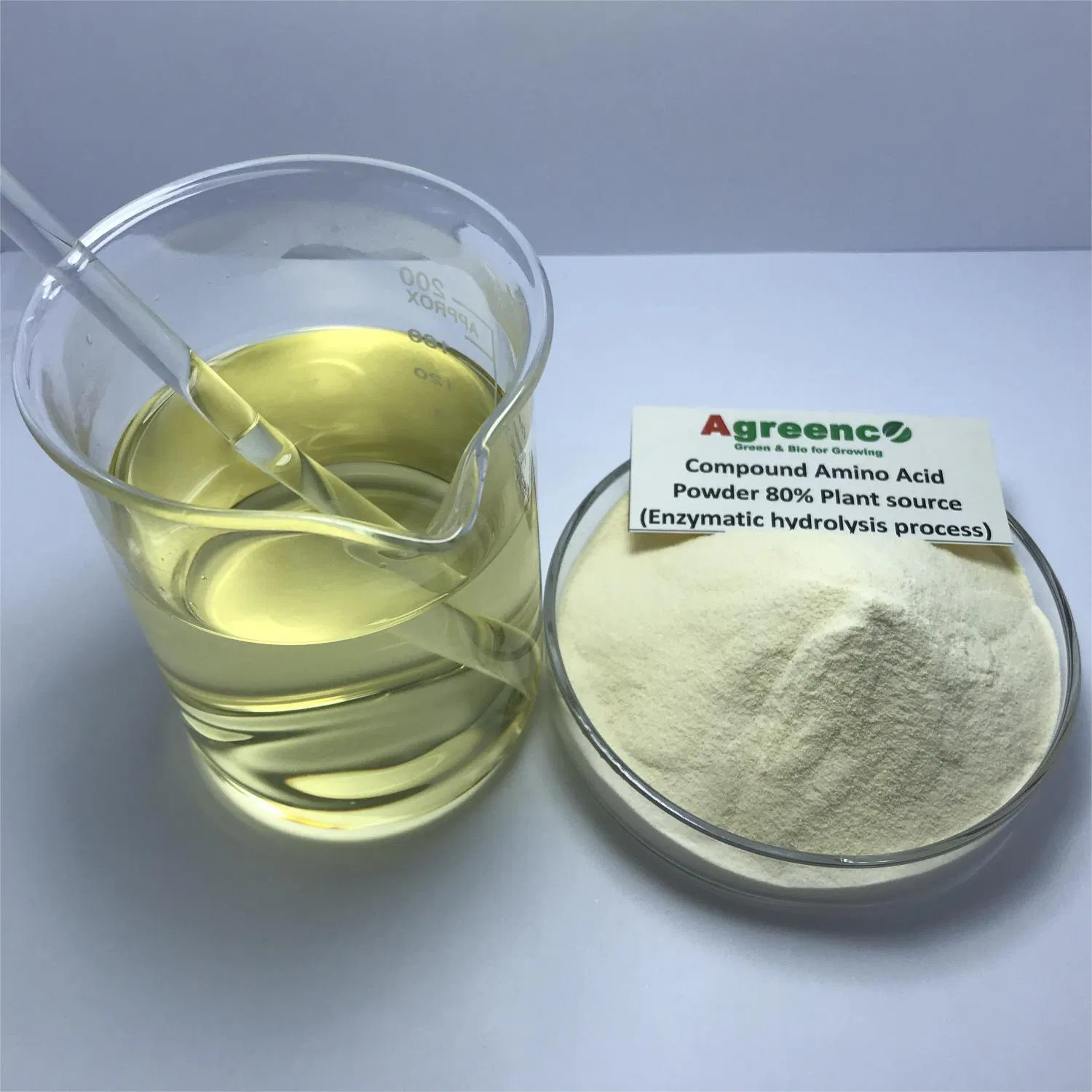 Organic Fertilizer Compound Amino Acid 80% From Soyban Enzymatical Processed Biostimulant Foliar Fertilizer to Improve Quality and Yield of Fruit and Vegetable