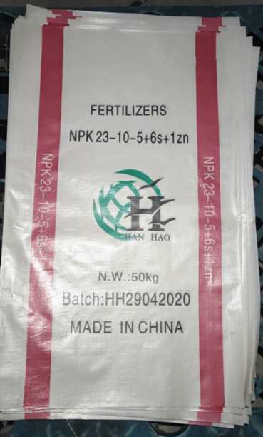 Slow Release NPK Compost Compound Fertilizer 23 10 5 +6s-1zn Supplier Maize