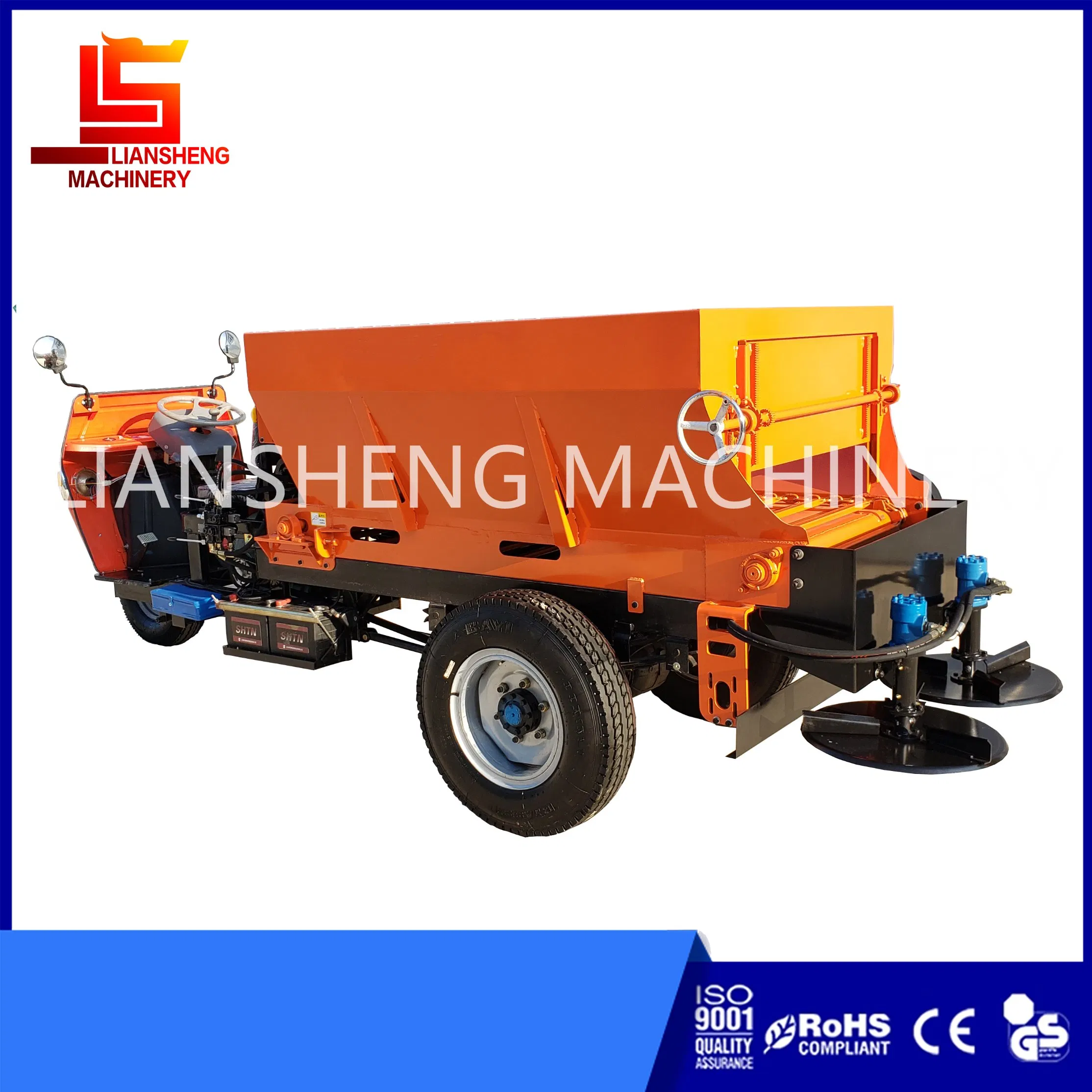Farmyard Manure Spreader Orchard Self-Propelled Manure Spreading Machine