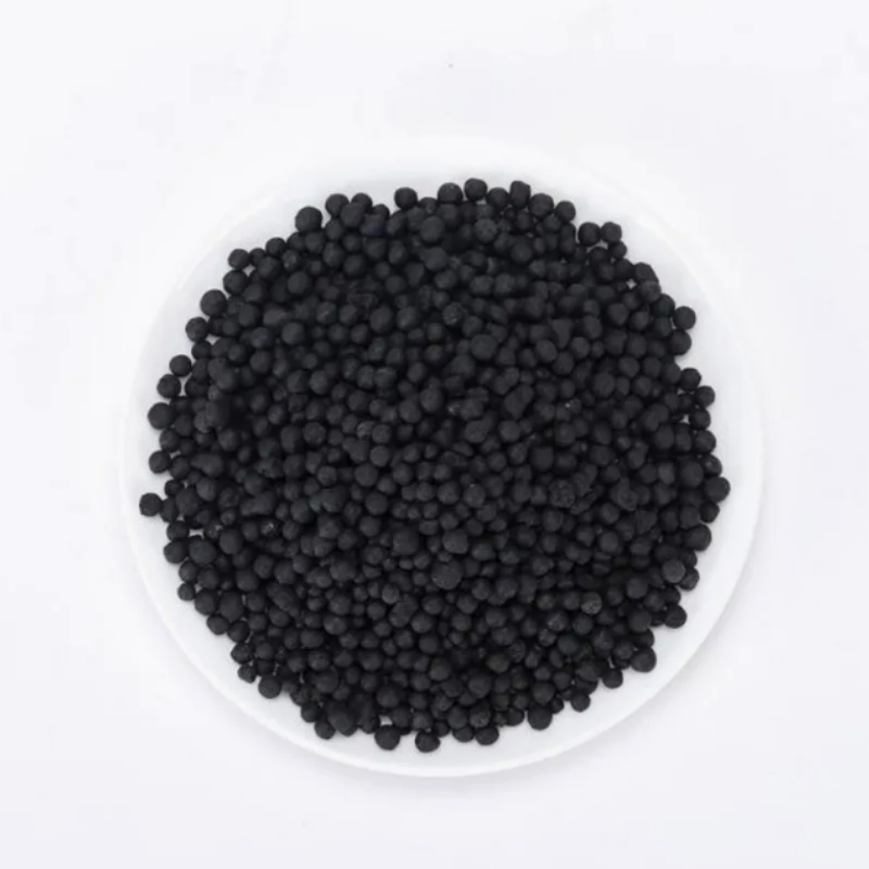 Hot Selling Black Coated Humic Acid NPK Fertilizer Amino Shiny Balls