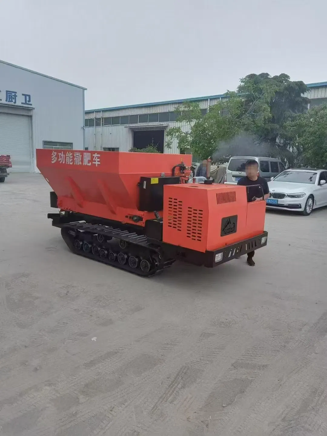 Tractor Trailed Fertilizer Spreader 1.5-4m³ Farmyard Manure Lime Spreader