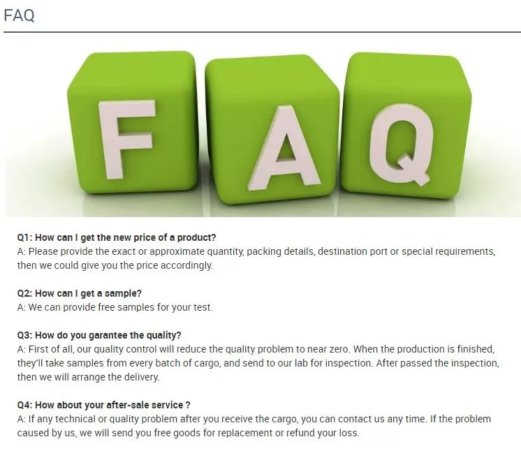 FAQ Overview
