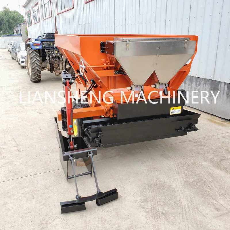 Tractor Farmyard Manure Spreader Granular Powder Fertilizer Distributor Lime Spreader