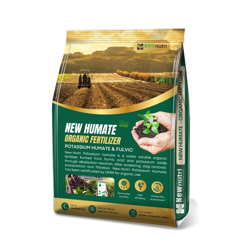 Generously Packaged Physiological Acid Solid Potassium Humate Reliable Organic Crop Fertilizer