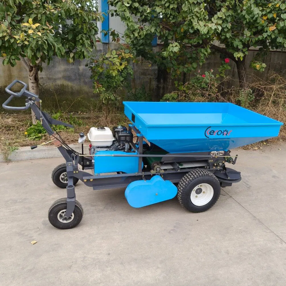 Organic Farmyard Fertilizer Spreader Truck with Rear Spreader for Manure Spreading