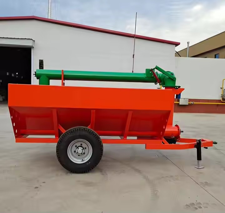 Tractor Trailed Double Transmission Chains Farmyard Fertilizer Spreaders