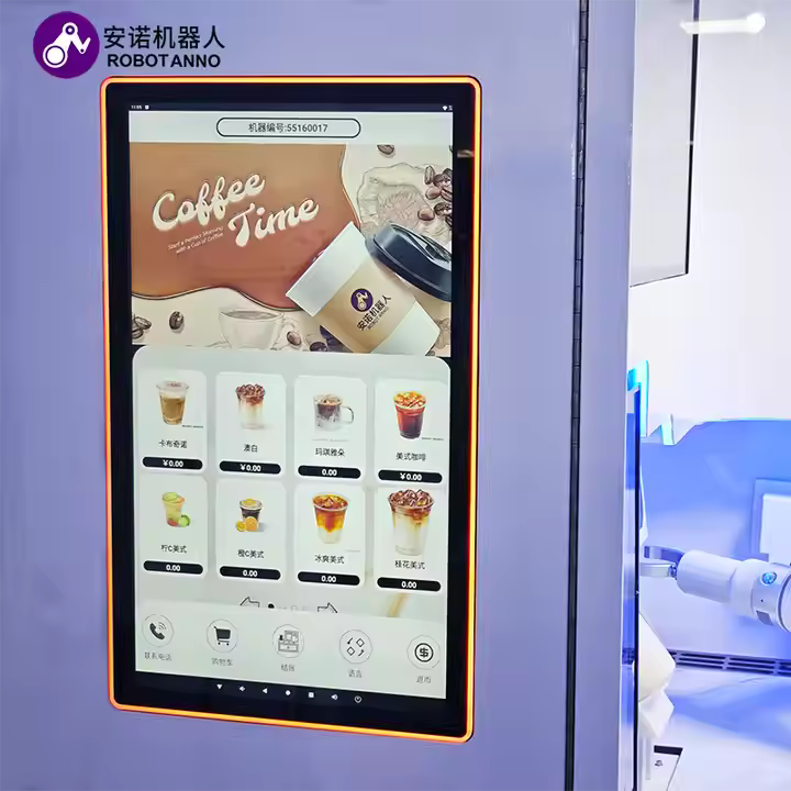 High-Quality China Suppliers Factory AI Coffee Robot Vending Machine for Hot & Cold Beverages with Latte Art Master Technology Suppliers, Factory