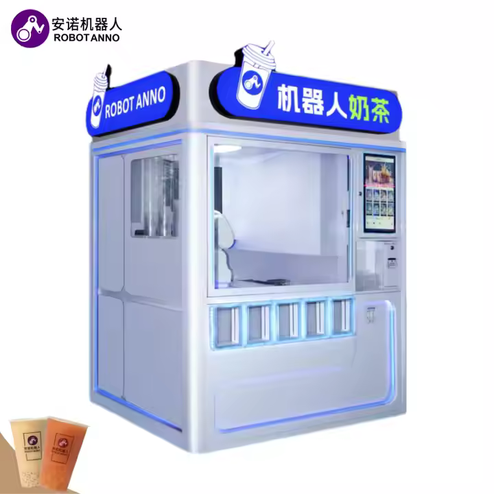 High-Quality AI Pearl Milk Tea Robot Unmanned Vending Machine Self-service Boba Tea Vending Machine Hot and Cold Drinks Manufacturer, Factory