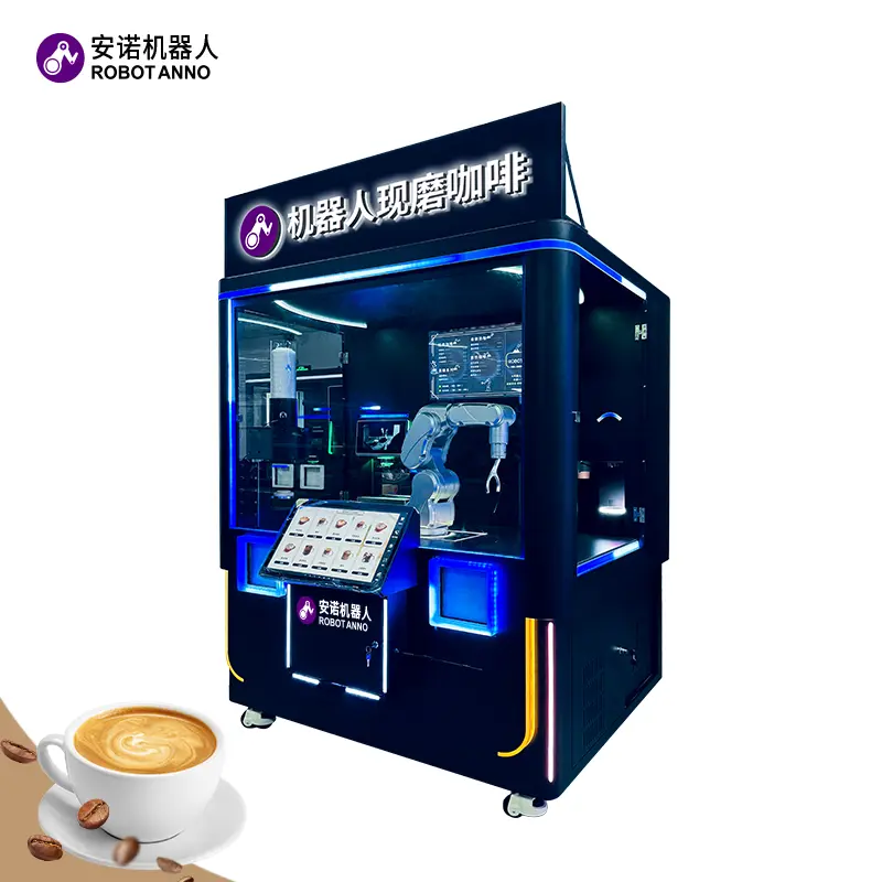 High-Quality NEW AI Robot Coffee Vending Machine Mobile 24H Master Cafe Manufacturers, Factories