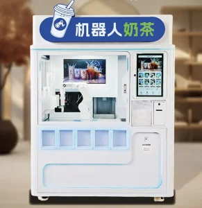 High-Quality AI Pearl Milk Tea Robot Vending Machine Self-Service Boba Tea from China Suppliers
