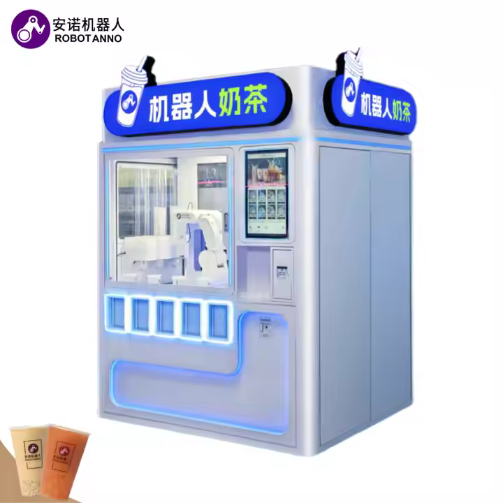 High-Quality AI Pearl Milk Tea Robot Unmanned Vending Machine Self-service Boba Tea Vending Machine Hot and Cold Drinks Manufacturer, Factory