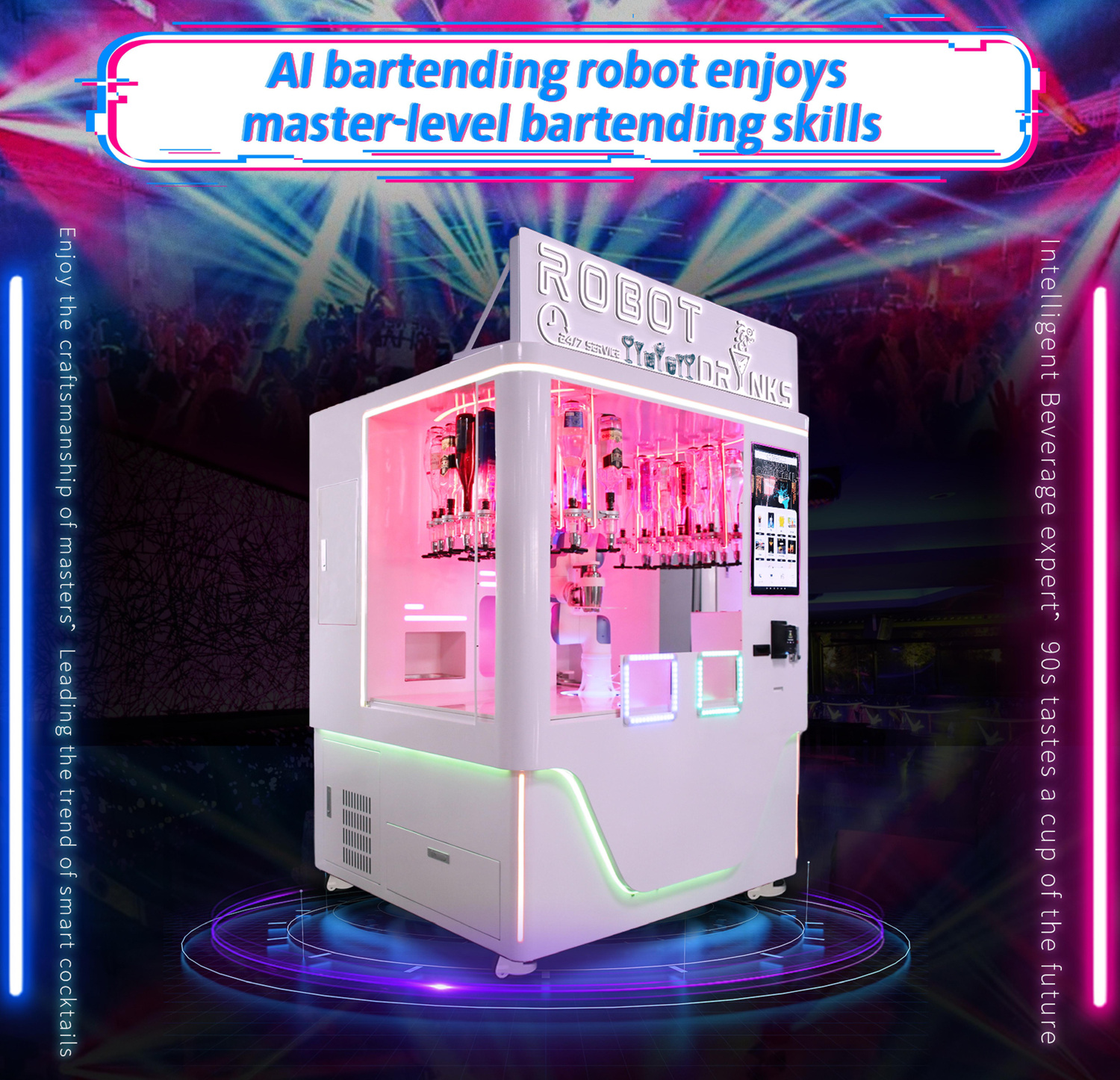 AI Robot Drinks Comparison Data Chart 2