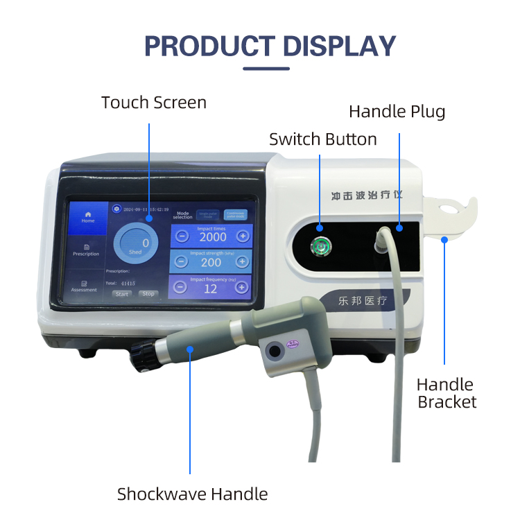 Clinical-Grade Pneumatic Eswt ED Shockwave Therapy Device Top Physiotherapy Equipment for Sale