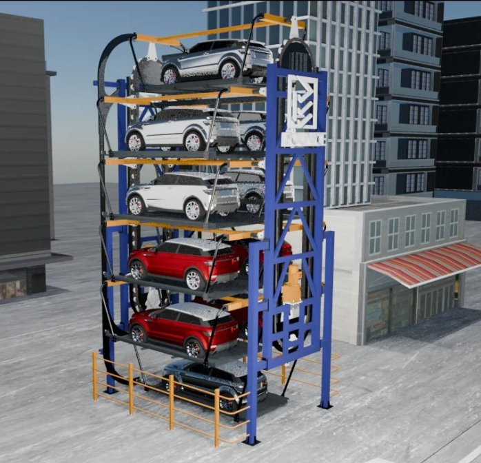 Parking Garage Lift Eounice Efficient Digital Platforms for Advanced Rotary Parking Systems